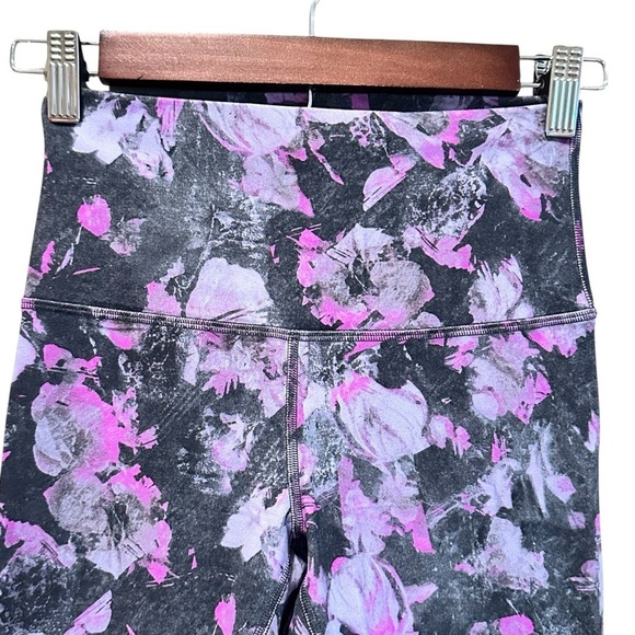 Lululemon Align Pant II 25" Leggings Womens 4 Floral Shift Multi Gray Running - Picture 4 of 8